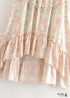 Boho Skirts in White Smoke For Women